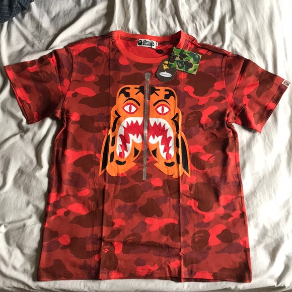 bape tiger t shirt
